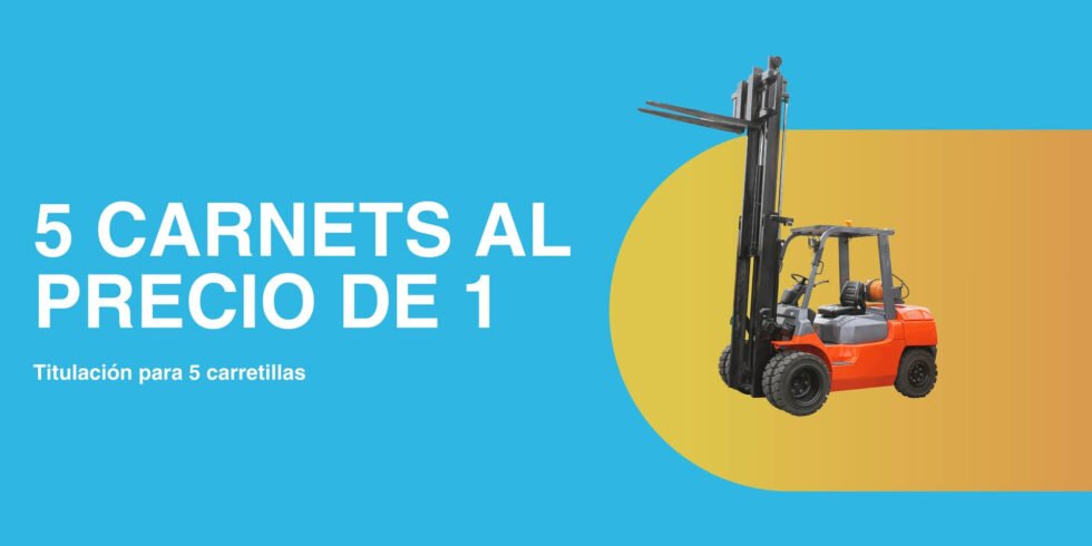 Pack Carretillero 5 Carnets En 1 Pr cticas Con 5 M quinas Pack Carretillero 5 Carnets En 1 Pr cticas Con 5 M quinas